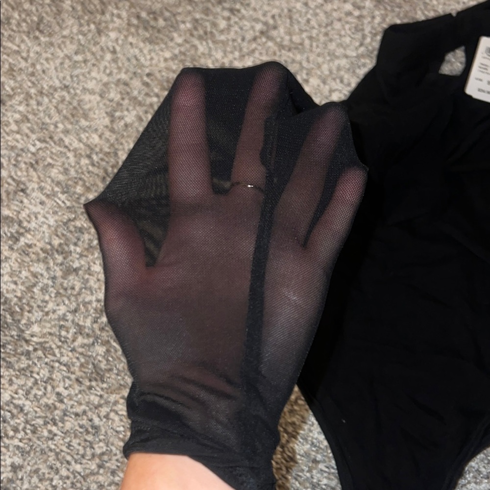 Windsor Black Long Sleeve One Piece - Picture 3 of 5